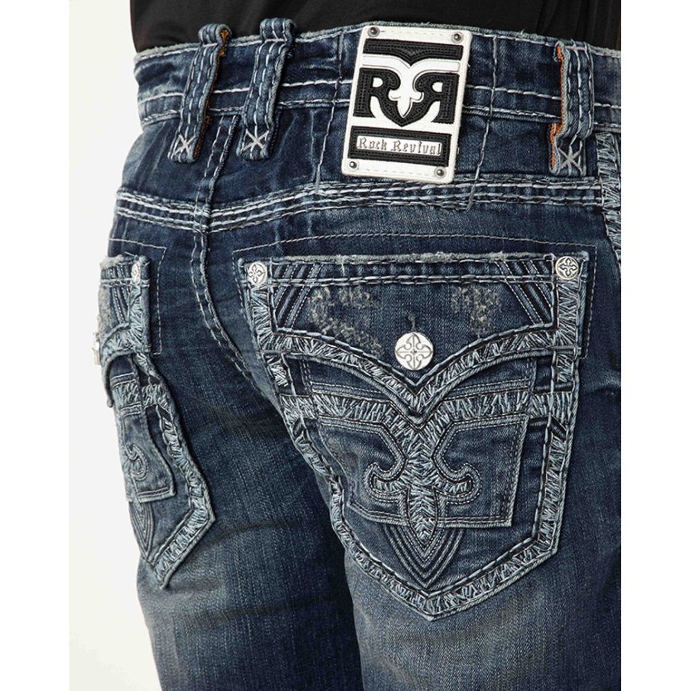 Rock Revival Mens Timothy Alt Straight Jeans