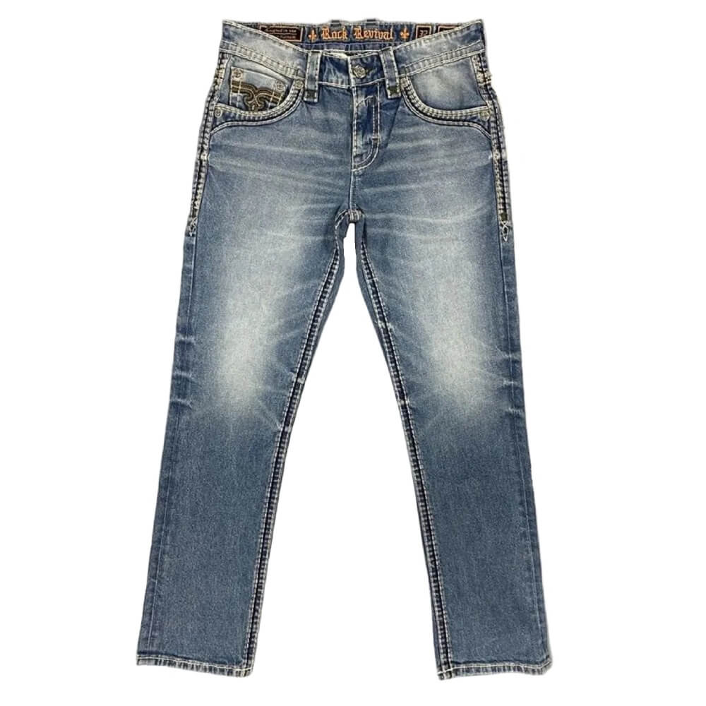 Rock Revival Mens West Straight Jeans - RP5811J202R