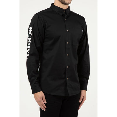 Rock Revival Mens Woven Long Sleeve Shirt 