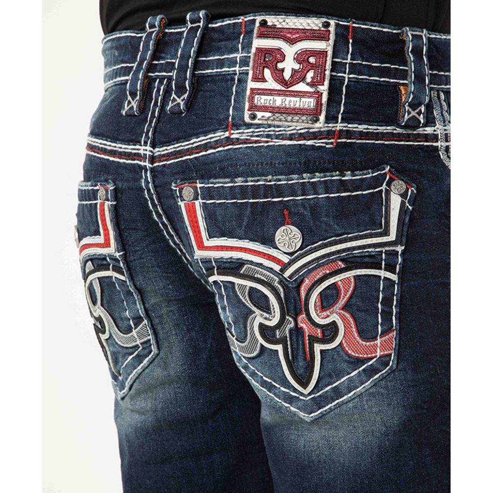 Rock Revival Mens Zinfandel Straight Jeans