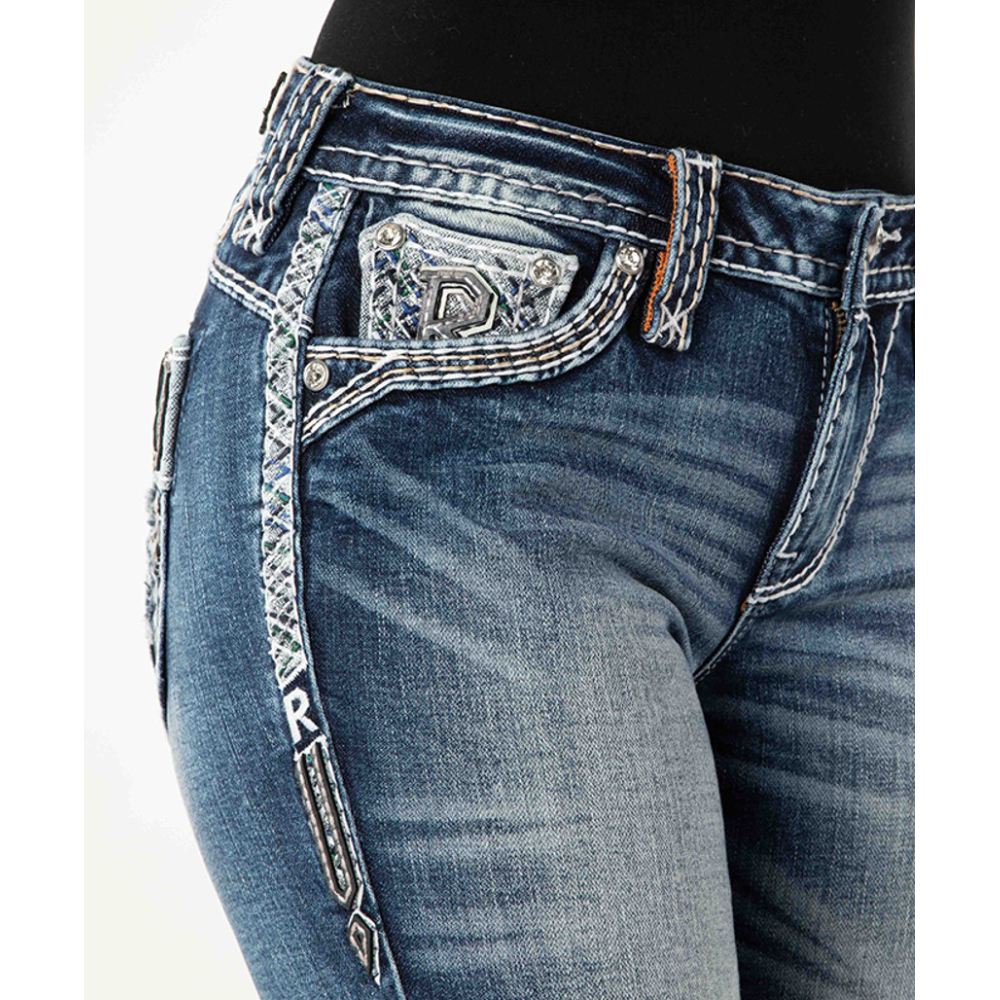 Rock Revival Womens Devorah Bootcut Jeans