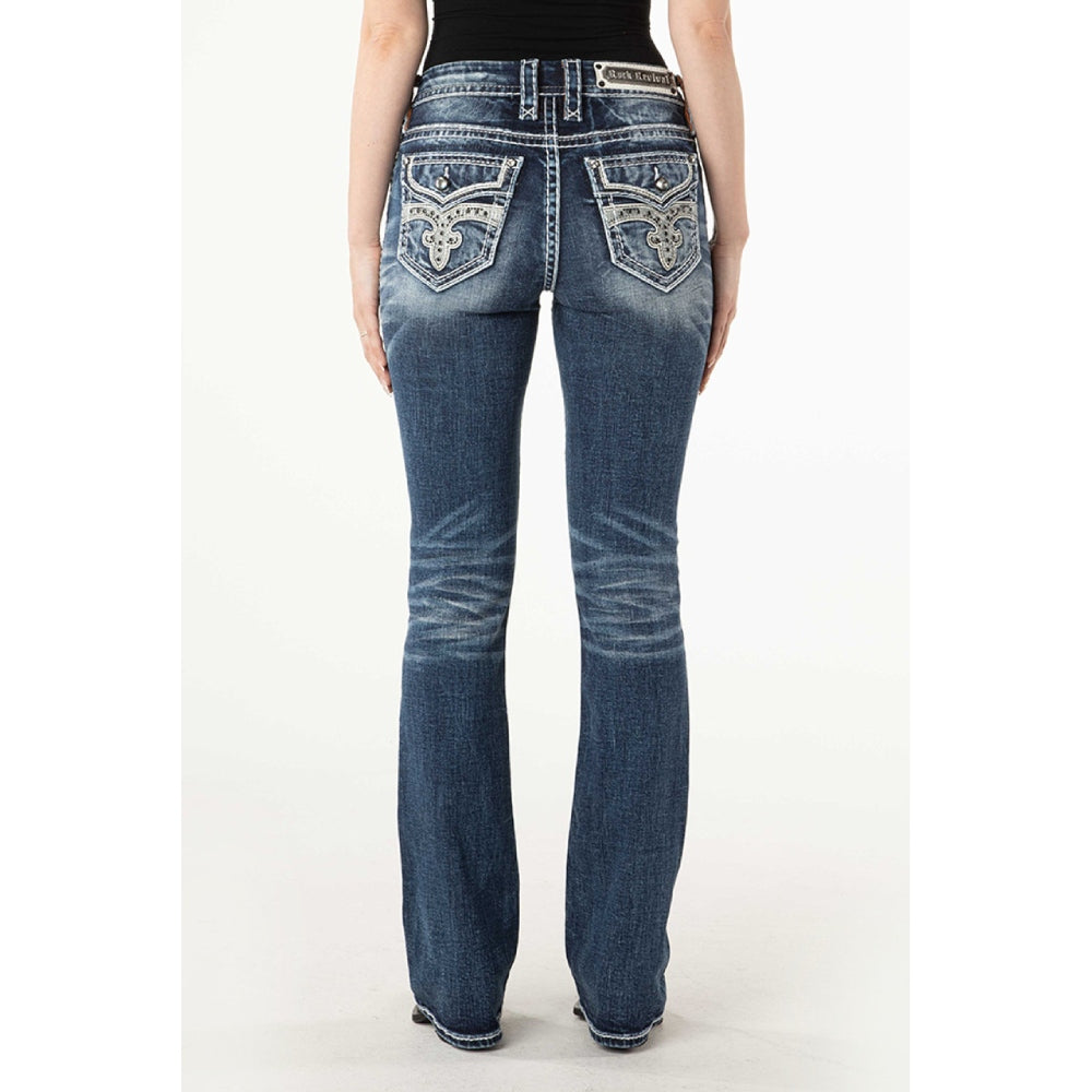 Rock Revival Womens Esther Bootcut Jeans