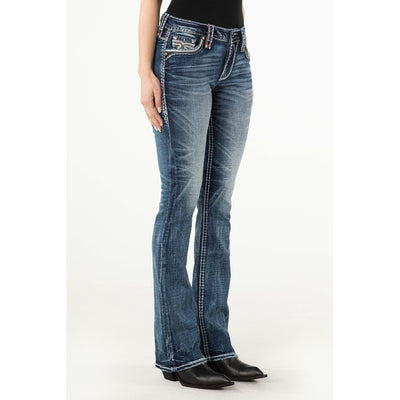 Rock Revival Womens Grethe Bootcut Jeans