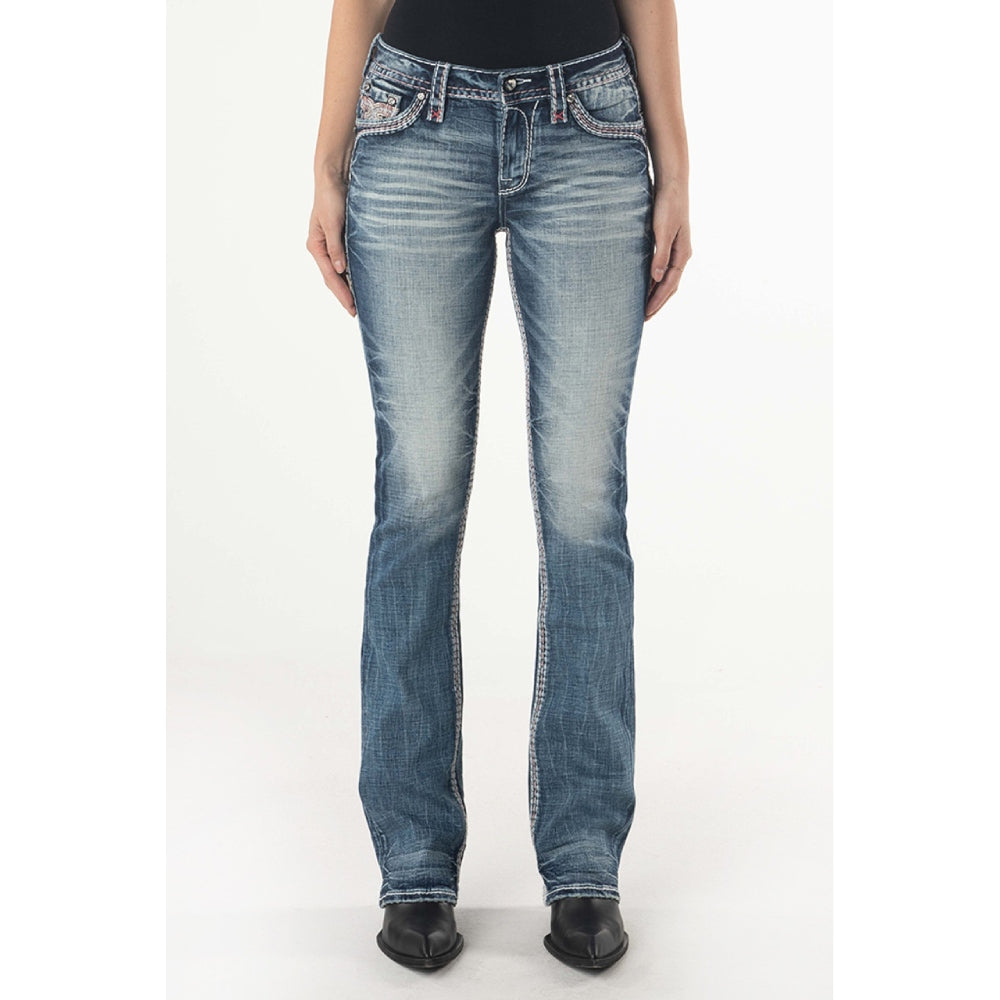 Rock Revival Womens Hanni Bootcut Jeans