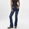 Rock Revival Womens Issy Bootcut Jeans Dark Blue - RP3441B200