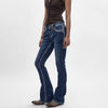 Rock Revival Womens Issy Bootcut Jeans Dark Blue - RP3441B200