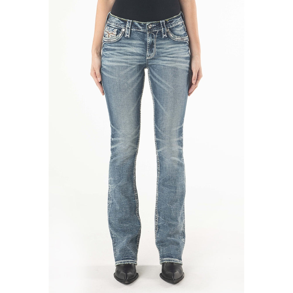 Rock Revival Womens Raelynn Bootcut Jeans 