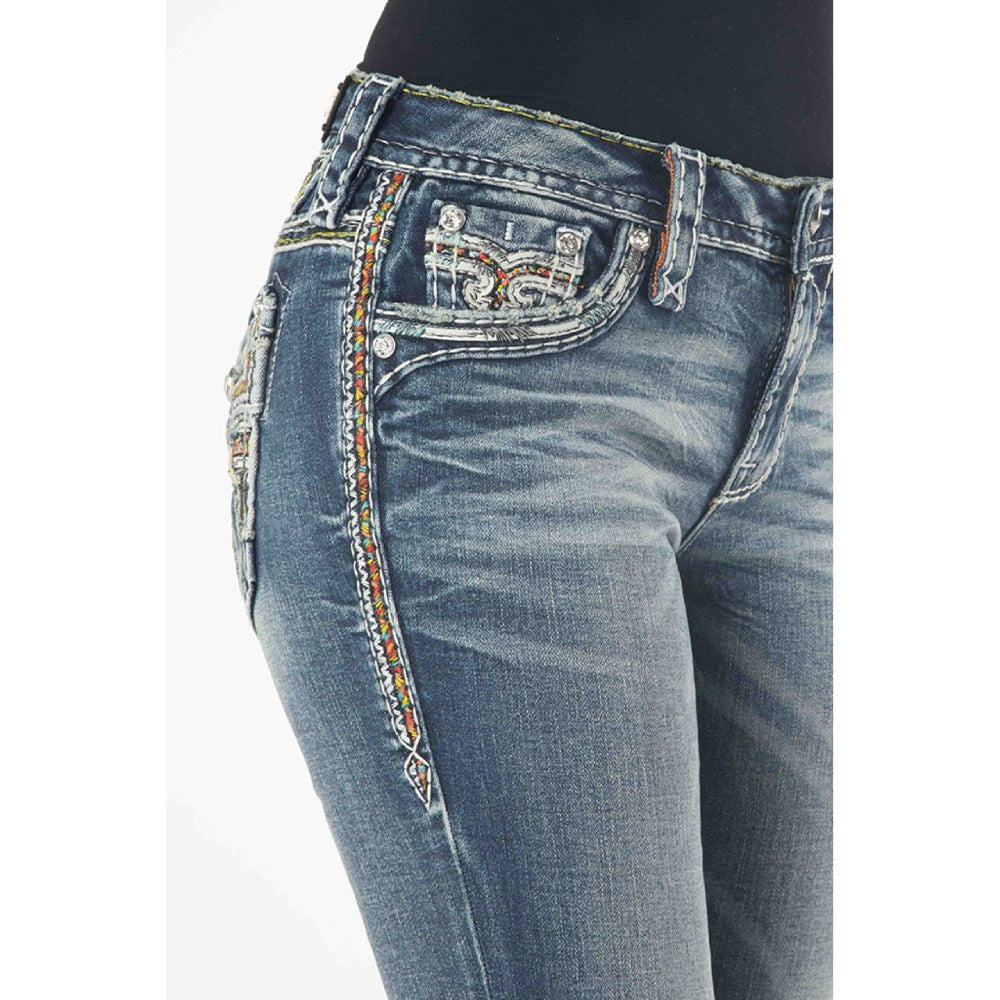 Rock Revival Womens Raelynn Bootcut Jeans 