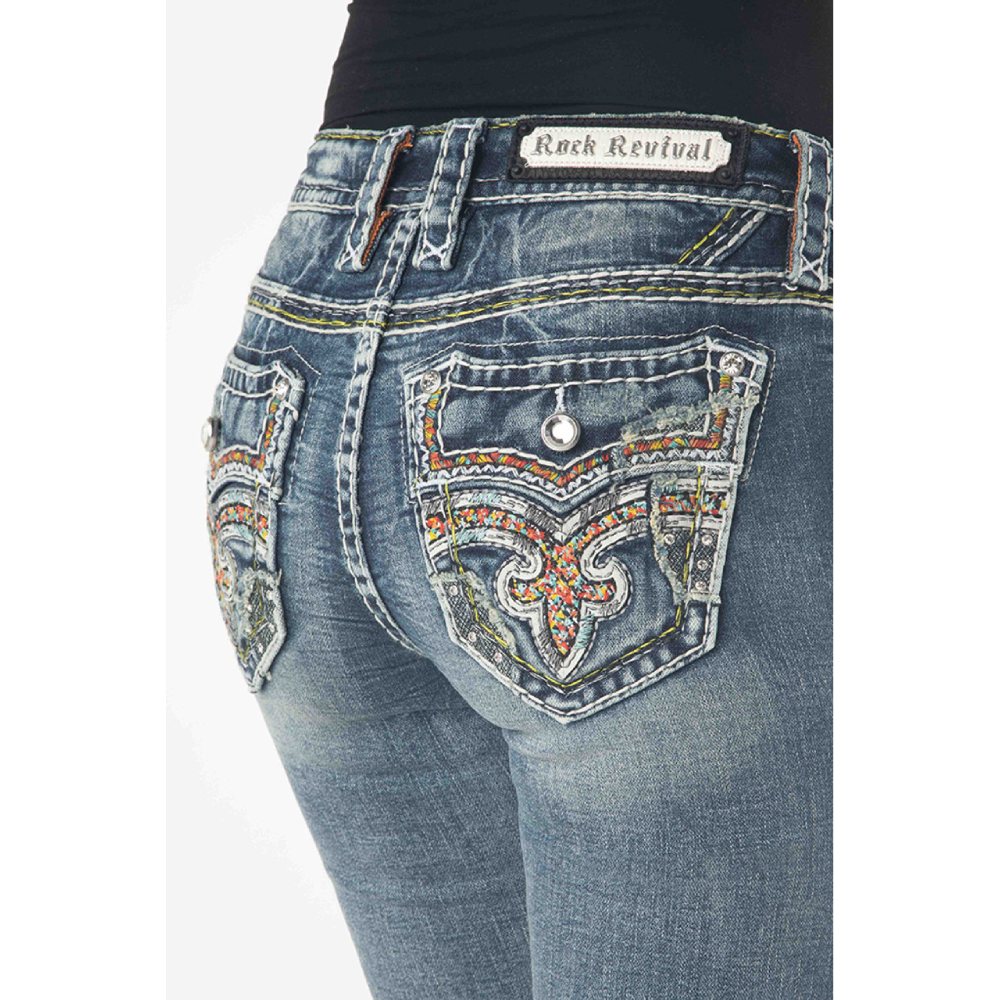 Rock Revival Womens Raelynn Bootcut Jeans 