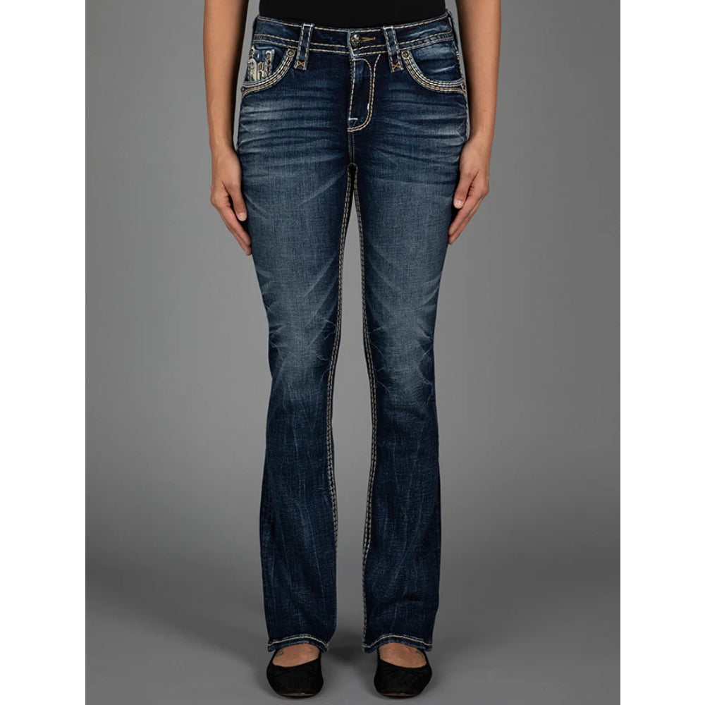 Rock Revival Womens Riley Bootcut Jeans