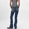 Rock Revival Womens Sia Bootcut Jeans Medium Blue - RP3444B200
