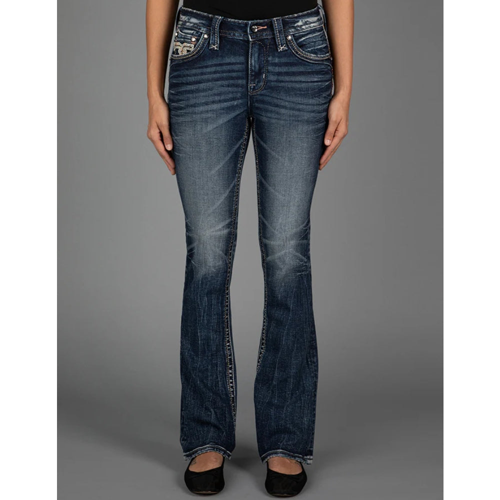 Rock Revival Womens Taina Bootcut Jeans