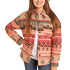 Rock & Roll Girls Pink Aztec Shirt Jacket