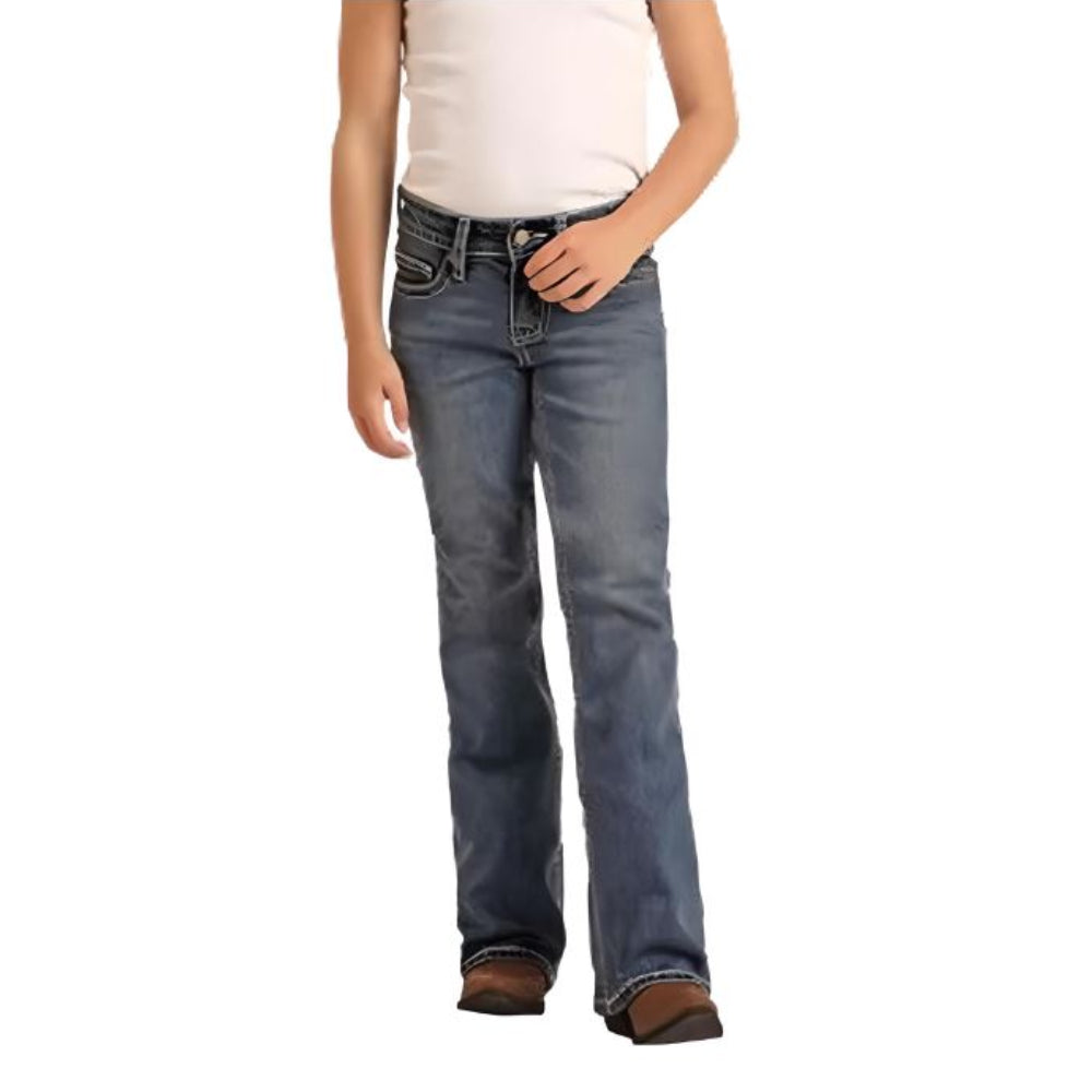 Rock & Roll Girls Rope Pocket Jeans