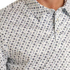 Rock & Roll Mens Aztec Tile Performance Polo Shirt Blue - TM51T08990-45