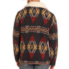 Rock & Roll Mens Black Aztec Jacquard Jacket