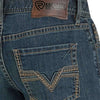 Rock & Roll Mens Double Barrel Bootcut Jeans Dark Wash - BM0DD08003-201