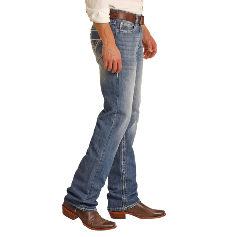 Rock & Roll Mens Double Barrel Jeans