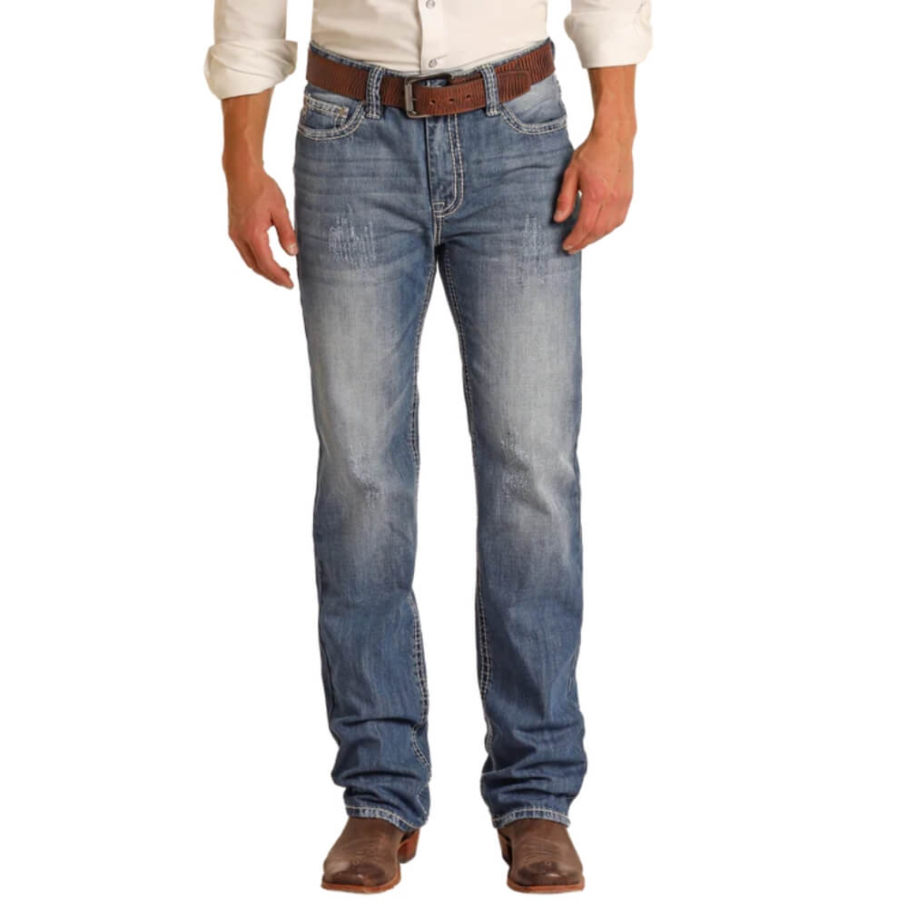 Rock & Roll Mens Double Barrel Jeans - M0S1612