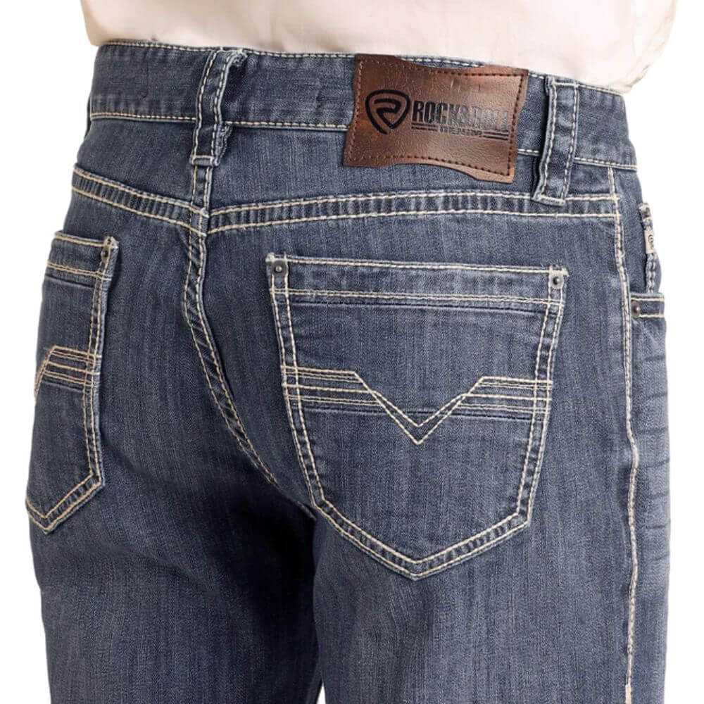 Rock & Roll Mens Double Barrel Jeans