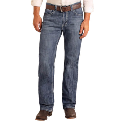 Rock & Roll Mens Double Barrel Jeans