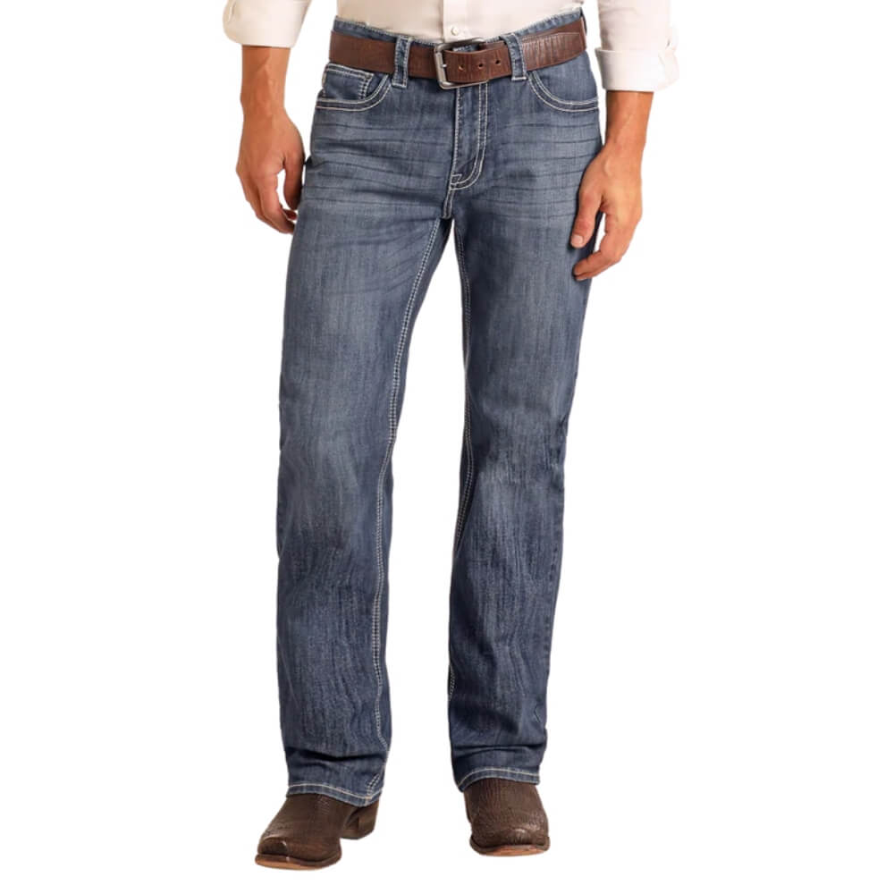 Rock & Roll Mens Double Barrel Jeans - M0S3473