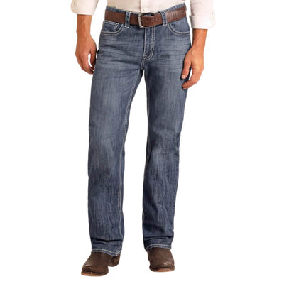 Rock & Roll Mens Double Barrel Jeans - M0S3473