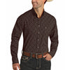 Rock & Roll Mens Medallion Button Down Shirt