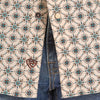 Rock & Roll Mens Medallion Print Snap Shirt Teal - BMN3S08648-81