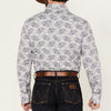 Rock & Roll Mens Paisley Print Western Shirt