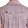 Rock & Roll Mens Pearl Snap Polo Shirt Natural - BM51T09055-12