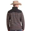 Rock & Roll Mens Printed Aztec Softshell Jacket Black - DM92C09249-01