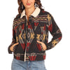 Rock & Roll Womens Black Jacquard Jacket