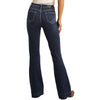 Rock & Roll Womens High Rise Extra Stretch Button Fly Trouser Jeans - W8H4165-43