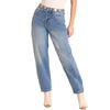 Rock & Roll Womens High Rise Seamed Barrel Jeans - BWBHD09917-203