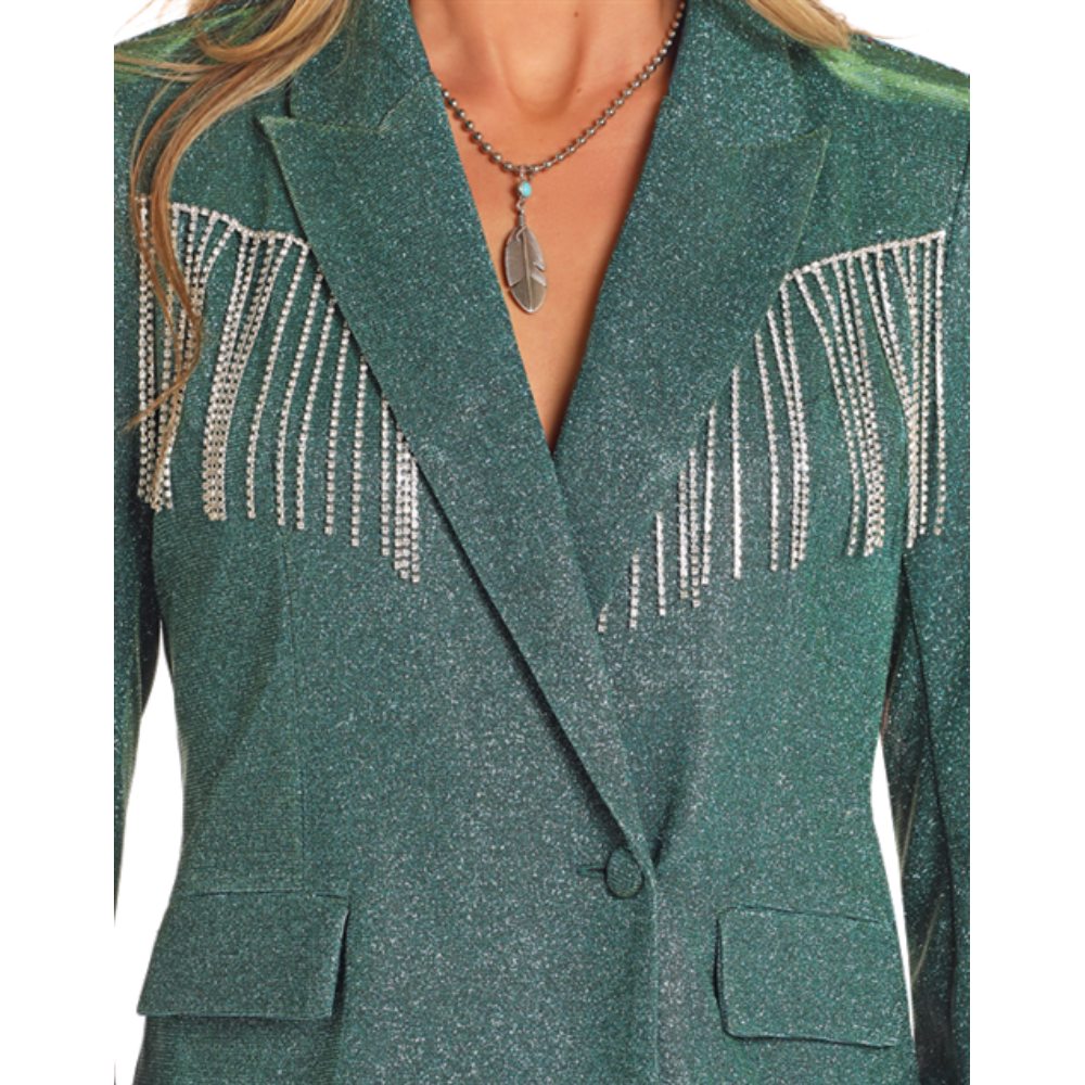 Rock & Roll Womens Iridescent Blazer