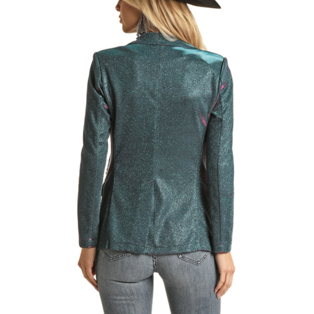 Rock & Roll Womens Iridescent Blazer