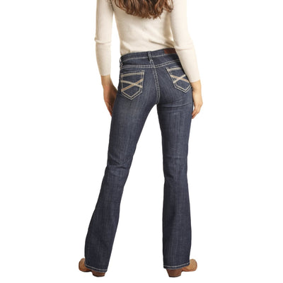 Rock & Roll Womens Rope Stitch Jeans