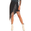 Rock & Roll Womens West Desperado Fringe Skirt