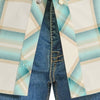 Rock & Roll Yarn Dye Plaid Short Sleeve Snap Shirt Teal - BMN3S08651-81