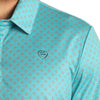 Rock & Roll Mens Geo Printed Polo Shirt