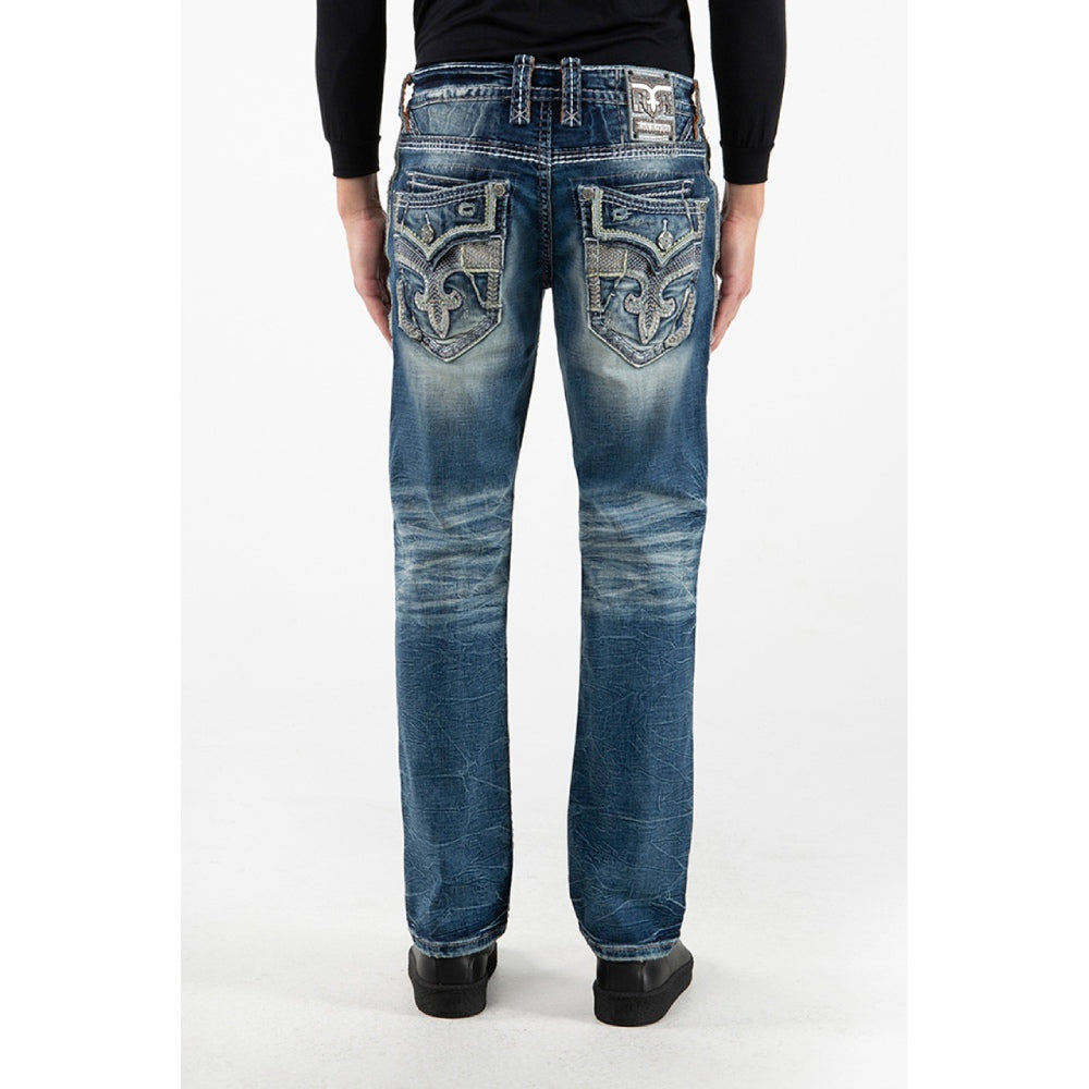 Rock Revival Mens Celadon Straight Jeans