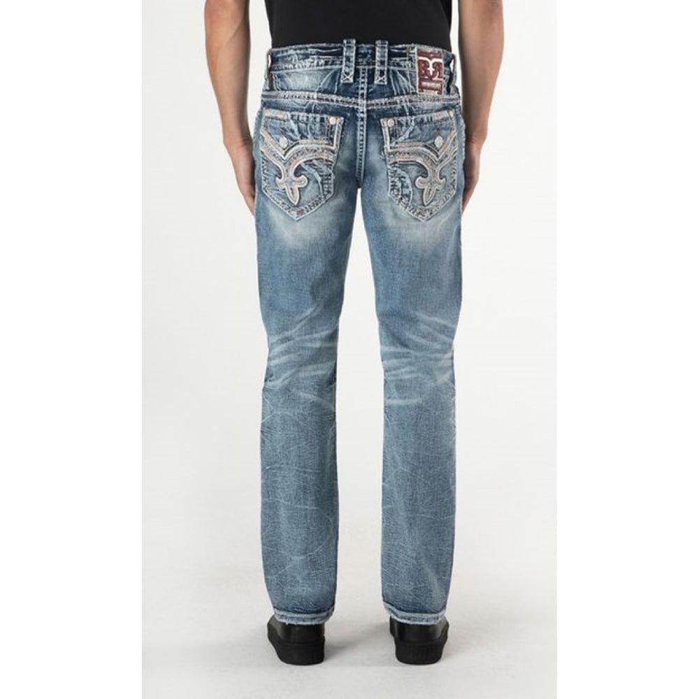 Rock Revival Mens Jimmie Straight Jeans