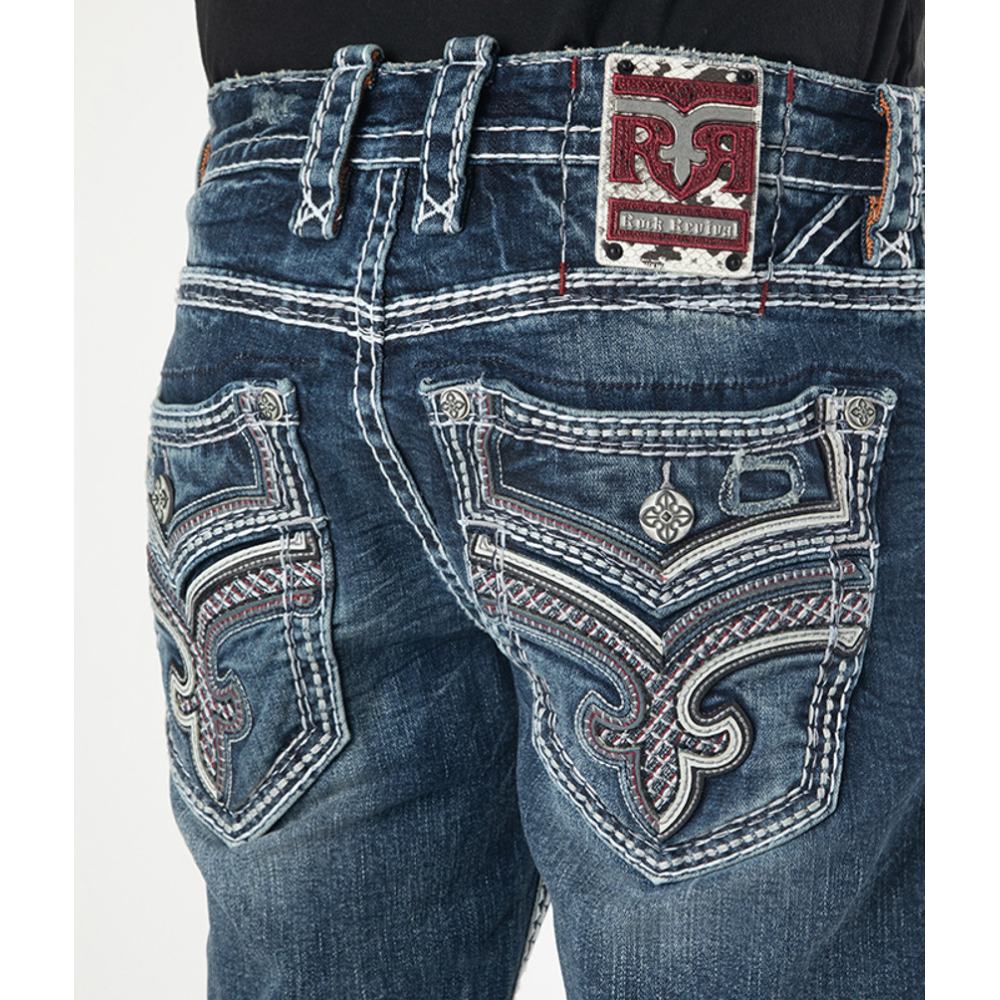 Rock Revival Mens Marquis Bootcut Jeans