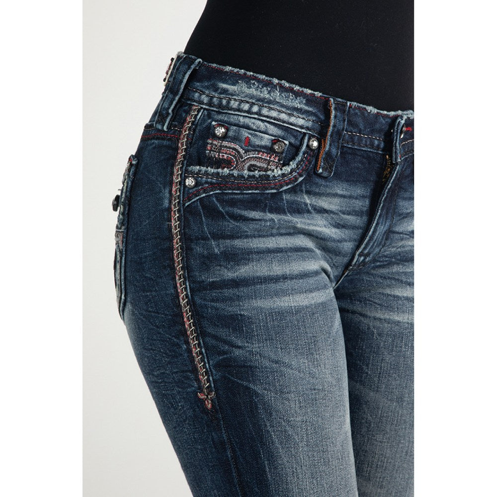 Rock Revival Womens Diara Bootcut Jeans - RP3075B202R