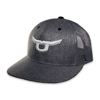 Rope Smart Mens Silver Steer Cap Grey - 205HGG