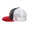 RopeSmart Mens Classic Trucker Cap Grey/Red - 205RGW