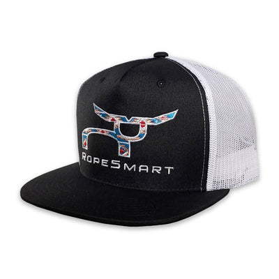 RopeSmart Mens Santa Fe Logo Trucker Cap Black - 600-010
