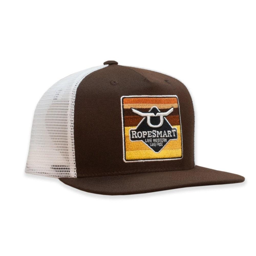 RopeSmart Mens Sarape Diamond Patch Cap Brown - 600-001