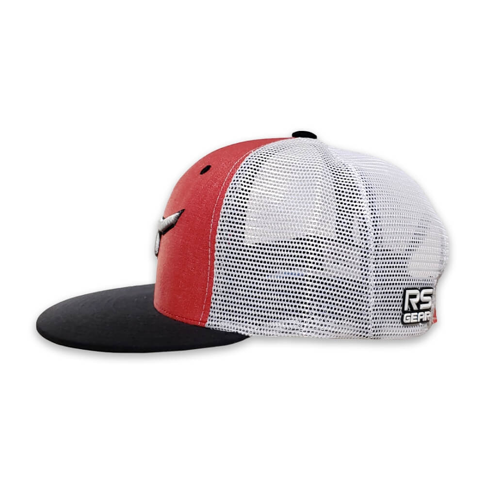 RopeSmart Mens Solo Steer Logo Cap Red - 205-206
